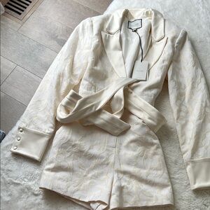 Alexis Cream Jumpsuit Elegant Design Versatile Fit